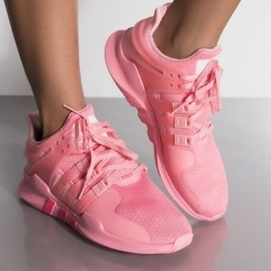 Womens Pink Adidas EQT Support Shoes